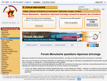 Tablet Screenshot of forum-menuiserie.com